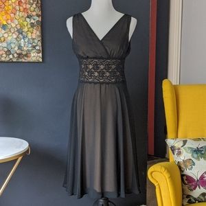 Connected Apparel black cocktail dress